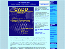 Tablet Screenshot of caddprimer.com